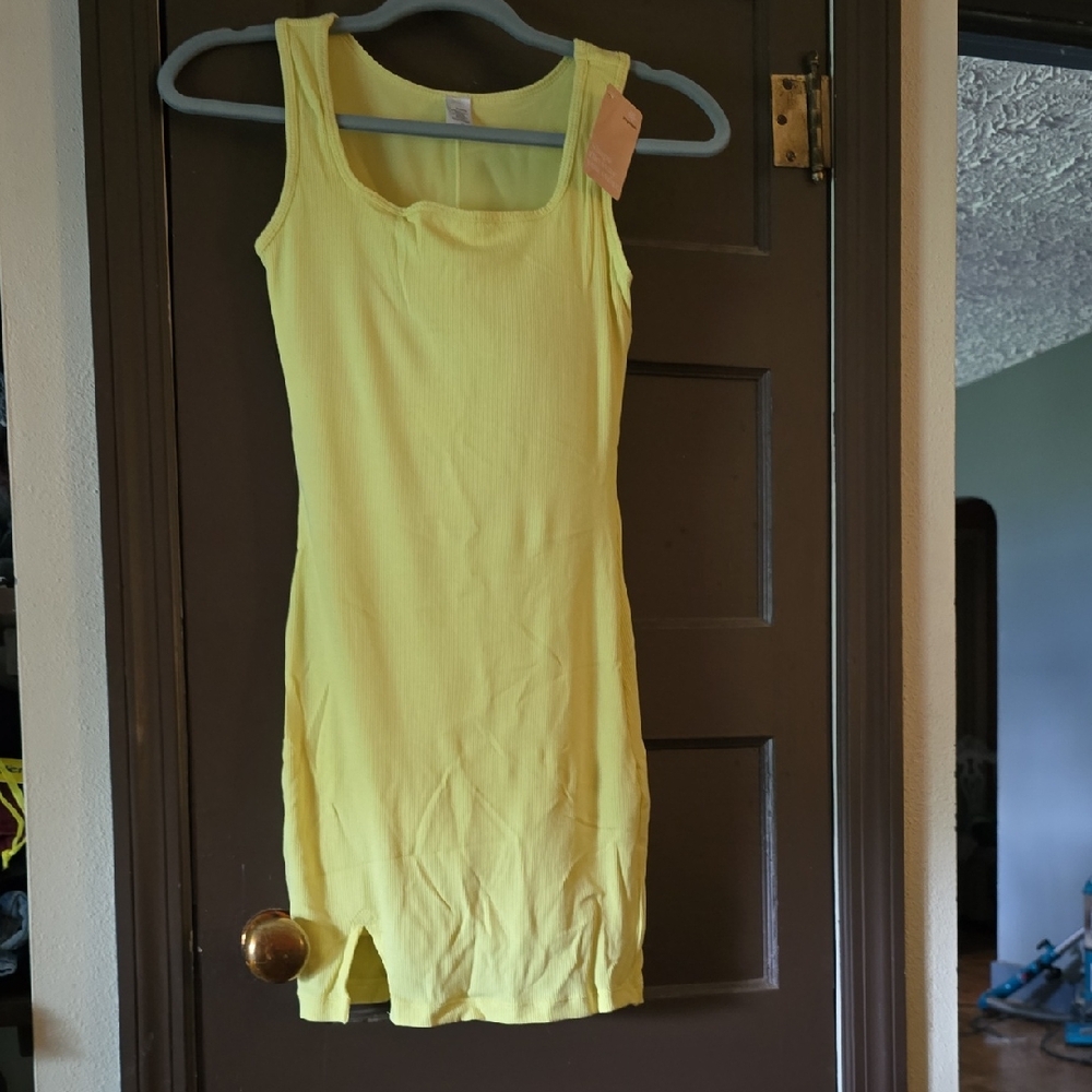 Yellow Popilush Shapewear Dress